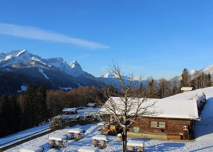 Penzion Pfeiffer Alm Mit Blick Auf Zugspitze 3*